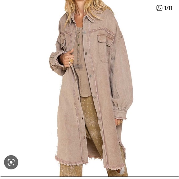 POL Jackets & Blazers - NWOT Pol Midi Length Shacket